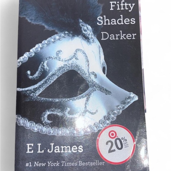 Target Fifty Shades Darker Book - Black and Silver - Picture 1 of 2